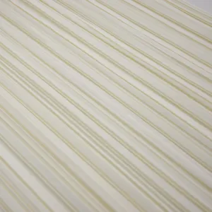 Mushroom Pleated Ivory Polyester Taffeta - Bridal