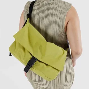Nylon Messenger Bag - Lemongrass