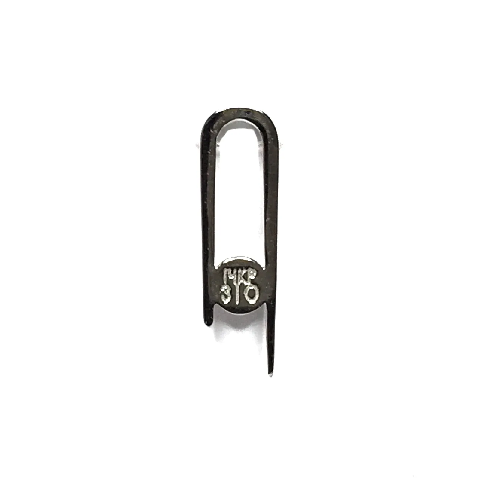 Onyx Round Inlay U Shape Bar Pendant
