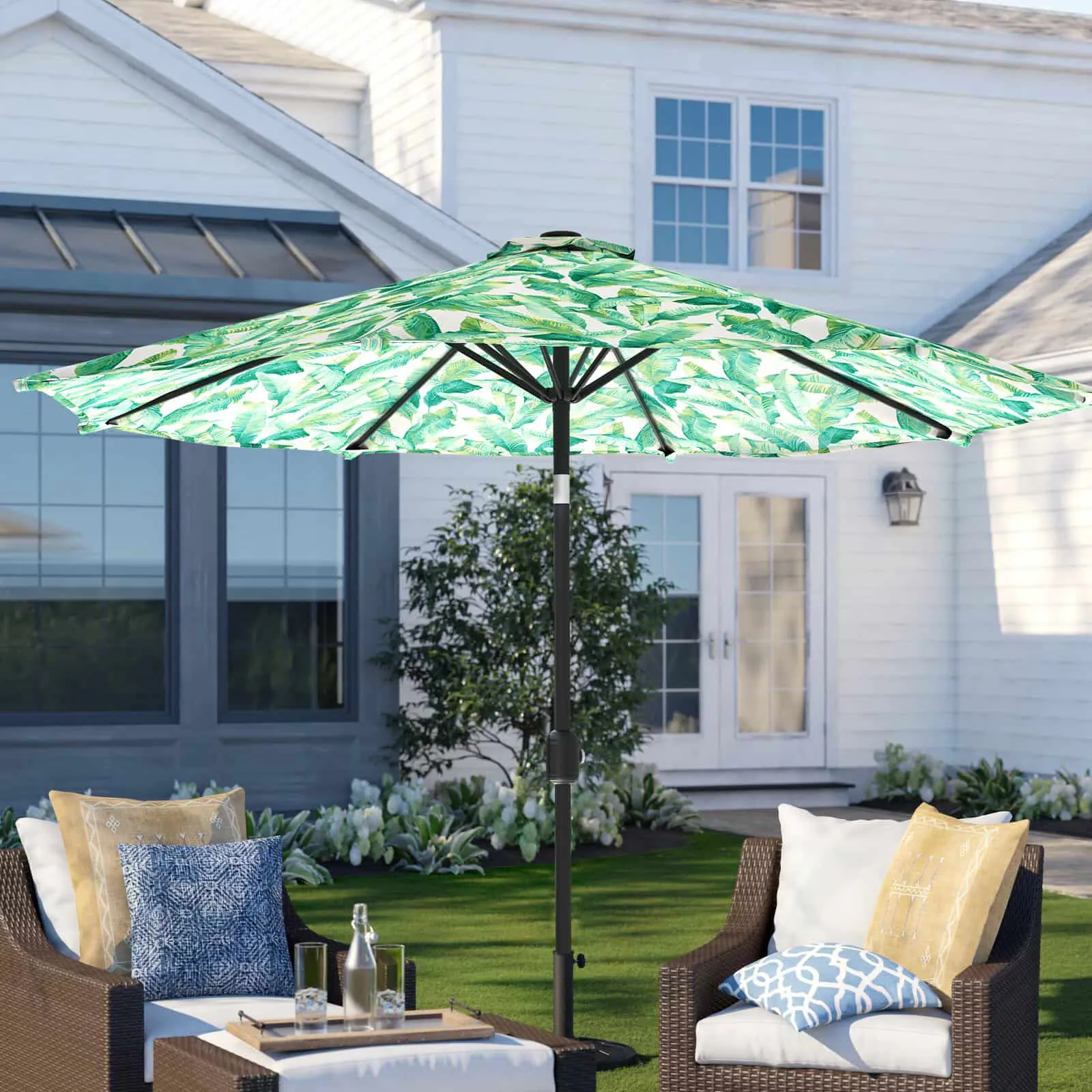 Patio outdoor umbrella Swaying Palms Capri LVTXIII Outdoor