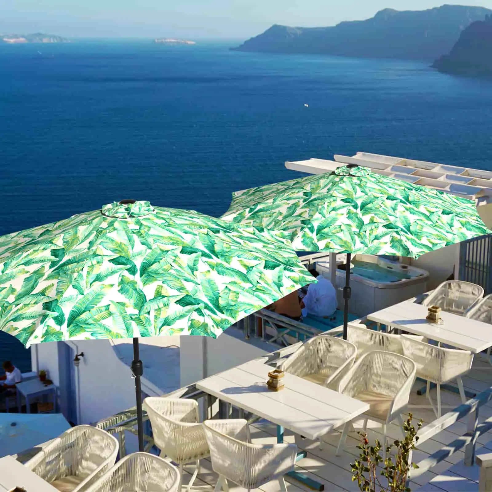 Patio outdoor umbrella Swaying Palms Capri LVTXIII Outdoor