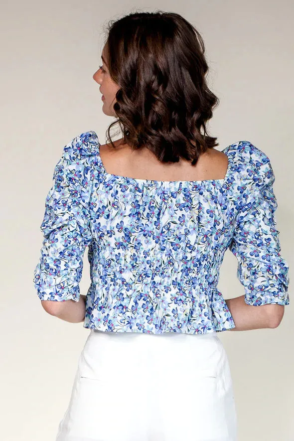 Provence Top Blue