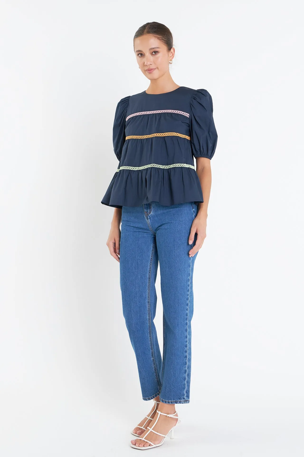 Puffy Short Sleeve Top