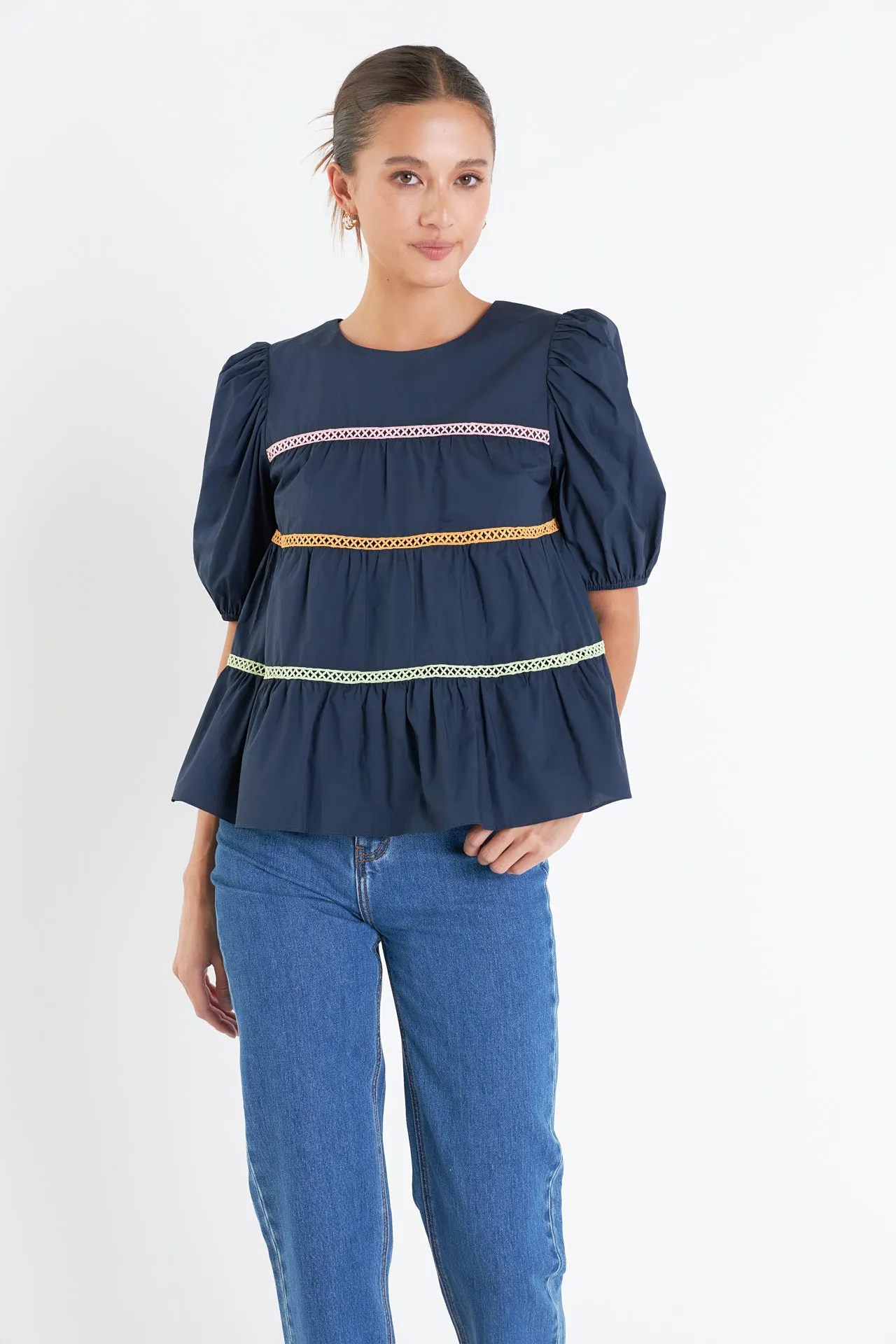 Puffy Short Sleeve Top