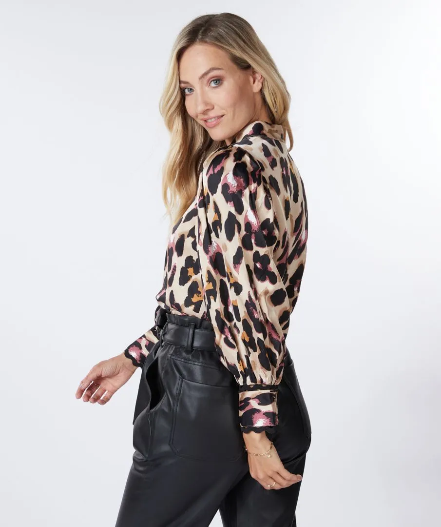 Puffy Sleeve Blouse