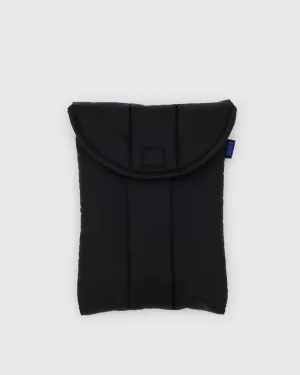 Puffy Tablet Sleeve in Black
