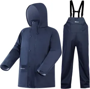 Rain Suit Waterproof Jacket and Trouser Suit Raincoat for Men and Women Outdoor All-Sport