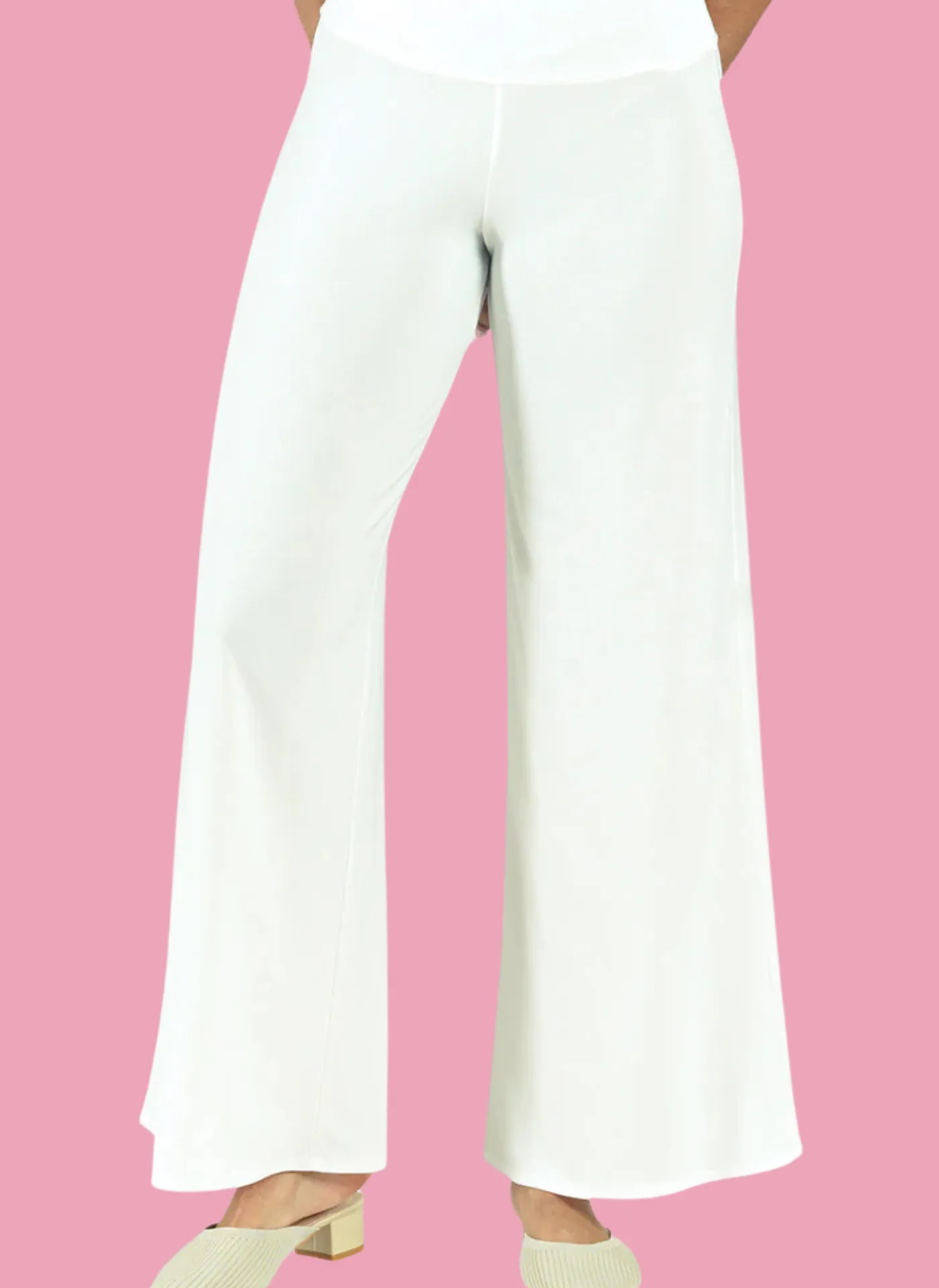 Solid Signature Palazzo Pant