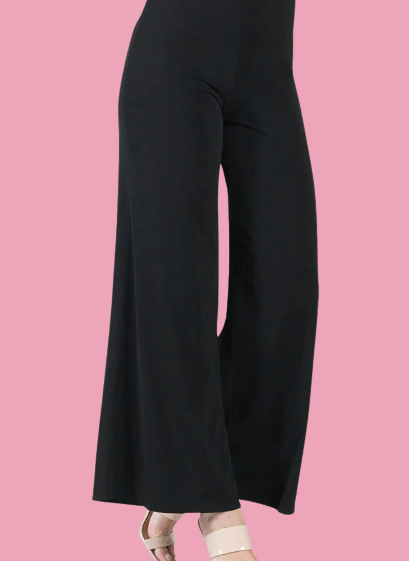 Solid Signature Palazzo Pant