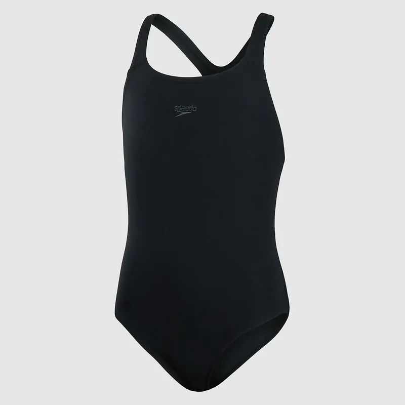 Speedo - Girls' Endurance  Medalist Swimsuit - Black