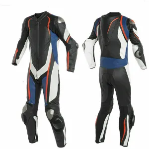 SS357 MEN MOTORCYCLE LEATHER RACING SUIT