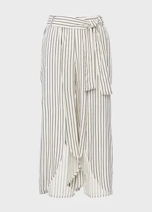 Striped Cut The Wrap Pants