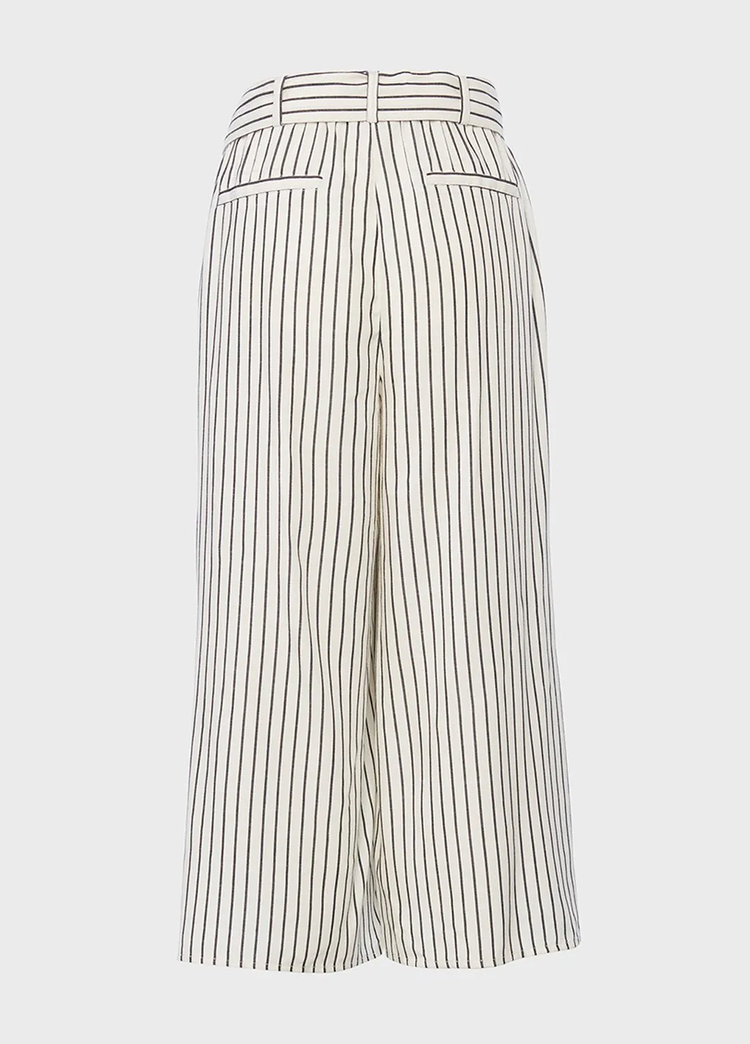 Striped Cut The Wrap Pants