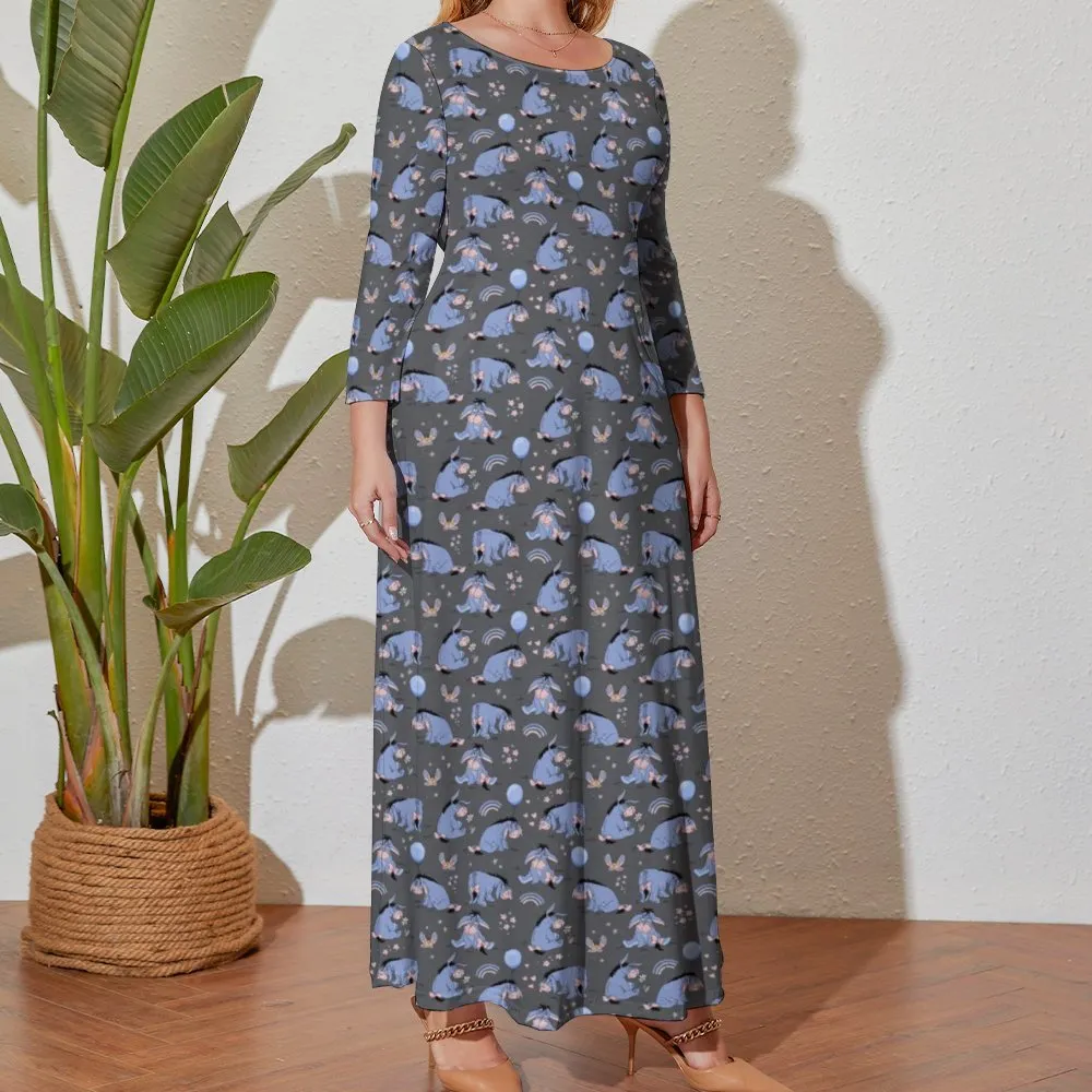 Thanks For Noticing Me Plus Size Loose-Fit Long Sleeve Dress