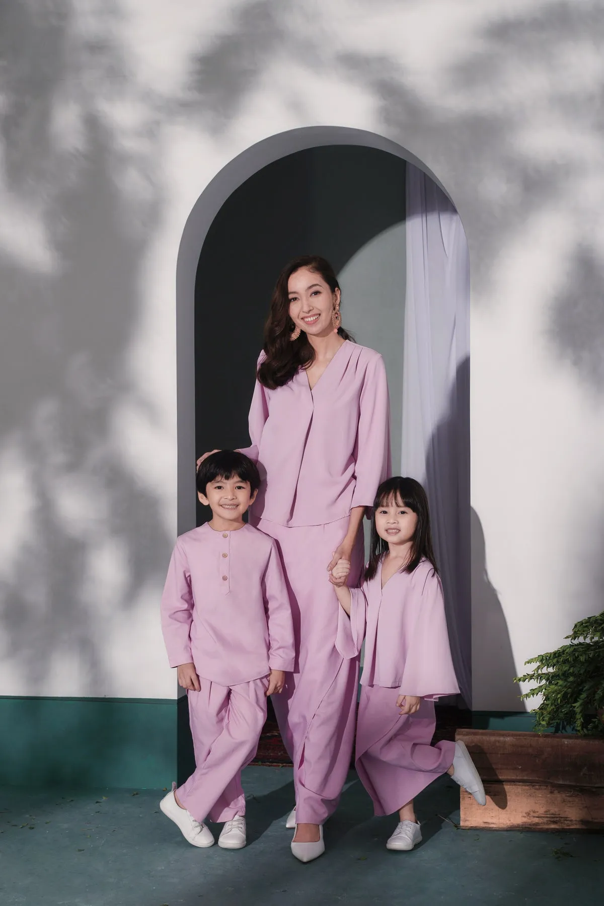 The Bayang Bell Shape Top - Light Purple