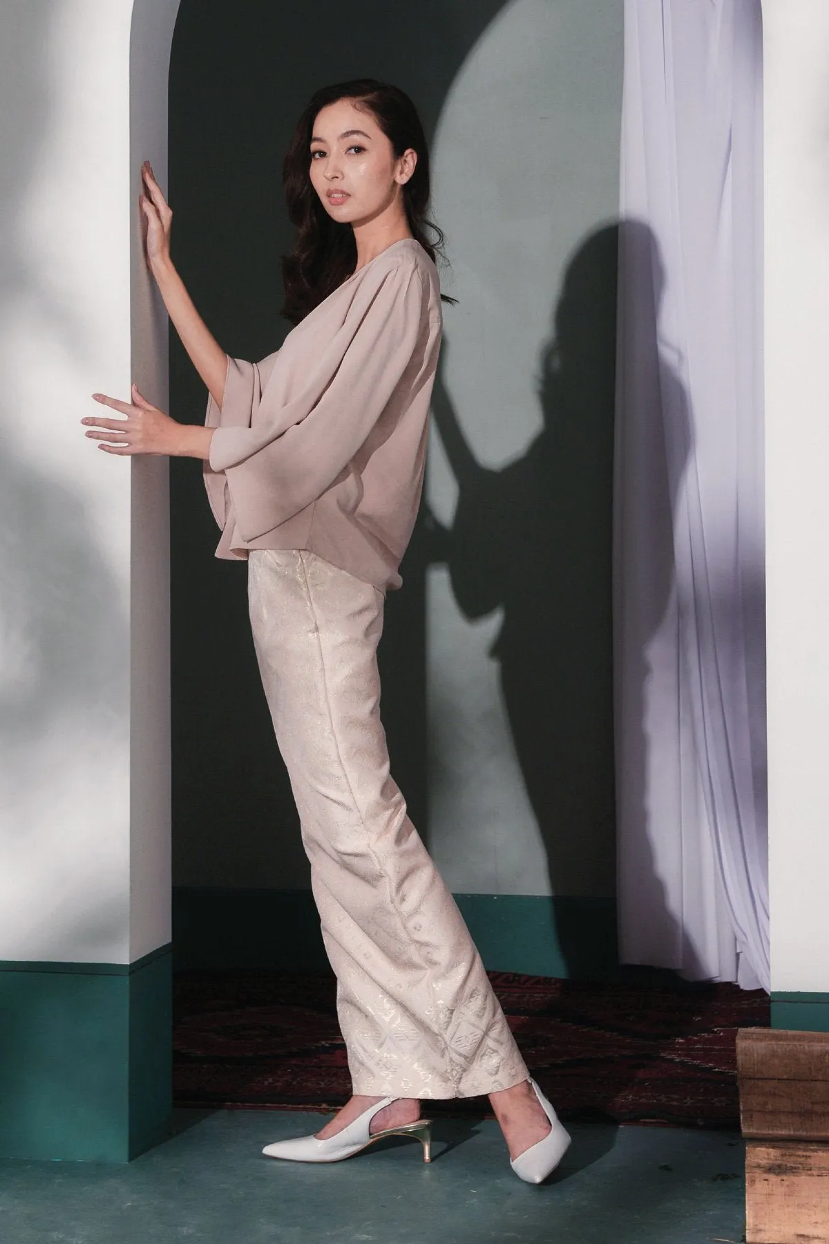 The Bayang Women Bell Shape Top - Nude