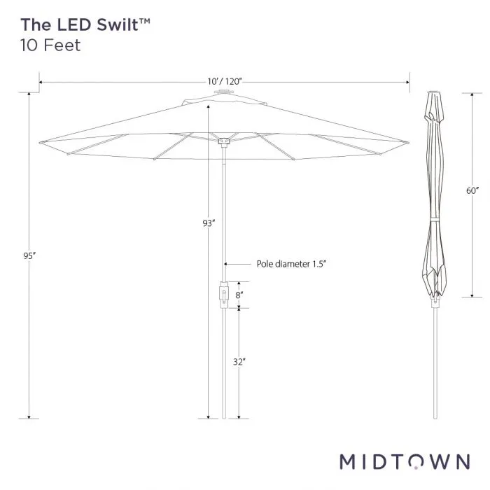 The LED Swilt™ - Terylast Charcoal