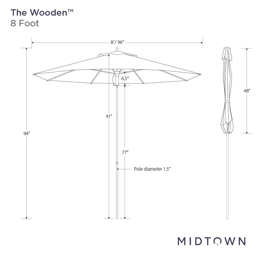 The Wooden™ - Terylast Midtown Stripes