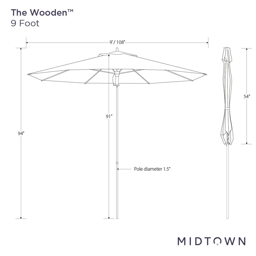 The Wooden™ - Terylast Midtown Stripes