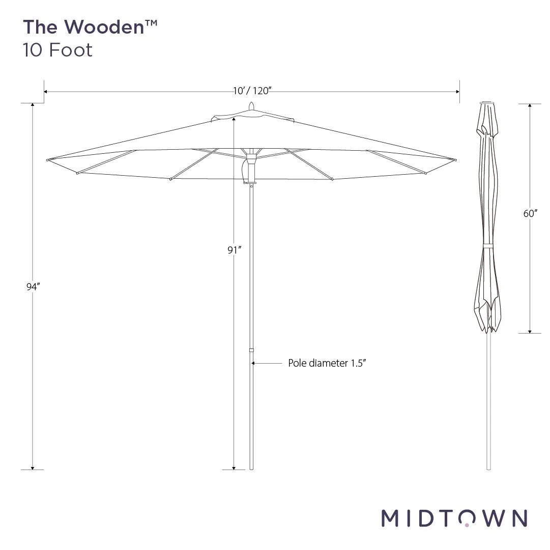 The Wooden™ - Terylast Midtown Stripes