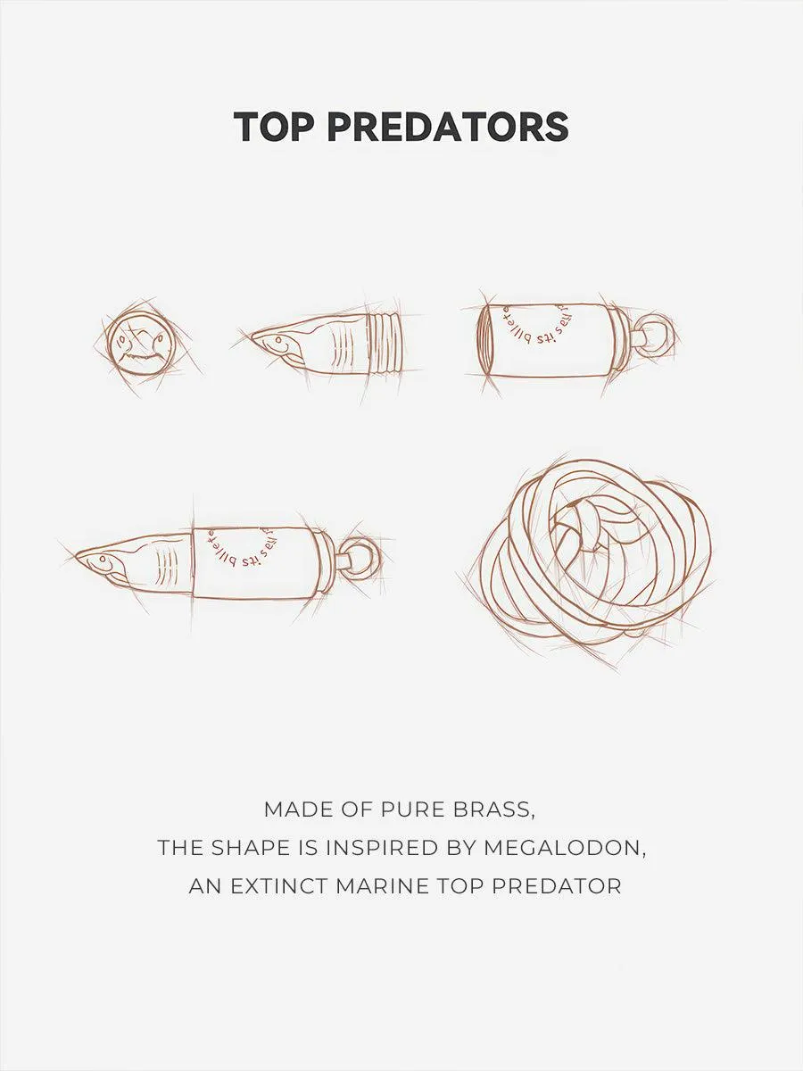 Top Predator Bullet Shape Necklace