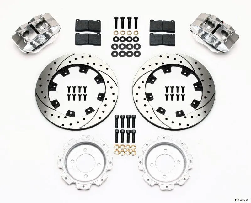 Wilwood Narrow Dynalite Inboard Rear Kit Drilled Polish Quick Change Rear End